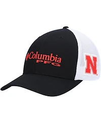 Men's Black Nebraska Huskers Pfg Logo Snapback Hat