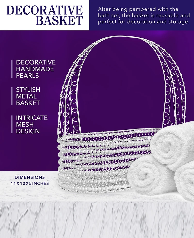 Lovery 9 Piece Home Spa Lavender Coconut Body Care Gift Set