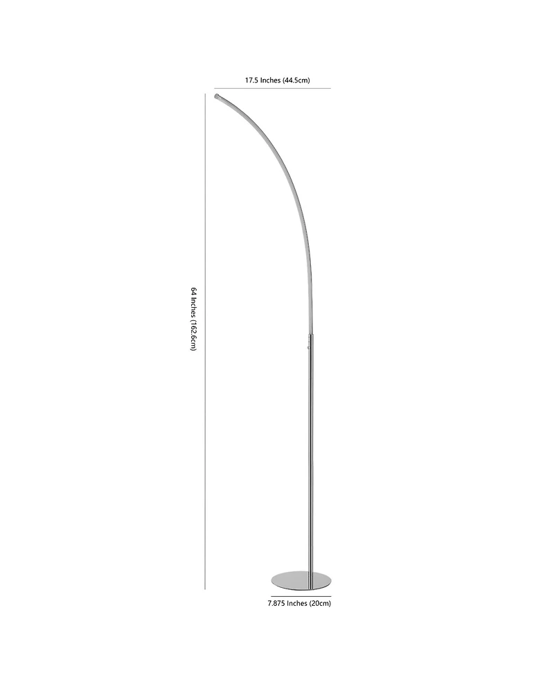 Curva Minimalist Modern Led Integrated Floor Lamp