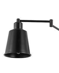 Cary Iron Contemporary Swing Arm Wall Light