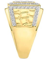 Men's Diamond Cluster Nugget Ring (1-1/2 ct. t.w.) in 10k Gold