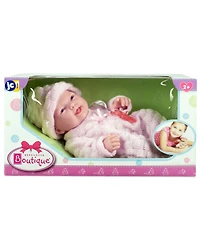 Mini La Newborn 9.5" Real Girl Baby Doll Pink Outfit - Girl