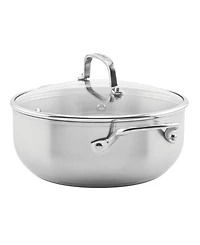 KitchenAid 3-Ply Base Stainless Steel 4 Quart Induction Casserole with Lid