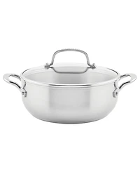 KitchenAid 3-Ply Base Stainless Steel 4 Quart Induction Casserole with Lid