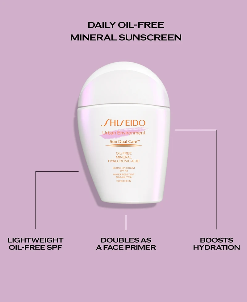 Shiseido Urban Environment Mineral Sunscreen Spf 42, 1 oz.