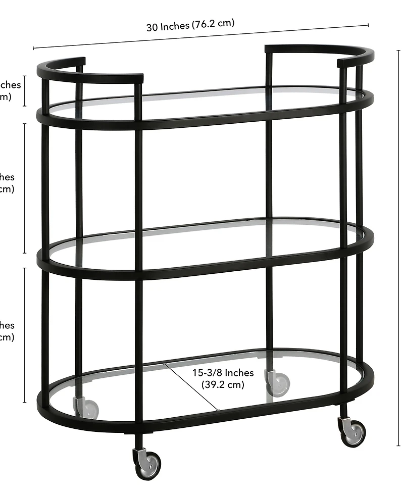 Leif Bar Cart, 30" x 17"