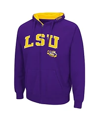 Colosseum Men's Lsu Tigers Arch Logo 3.0 Full-Zip Hoodie