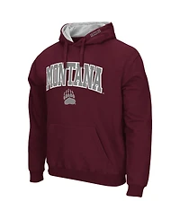 Men's Montana Grizzlies Arch and Logo Pullover Hoodie