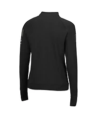 Women's Black Alabama Crimson Tide Oht Military-Inspired Appreciation Depth Raglan Quarter-Snap Jacket