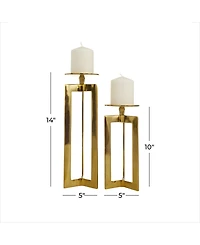 Contemporary Candle Holder, Set of 2