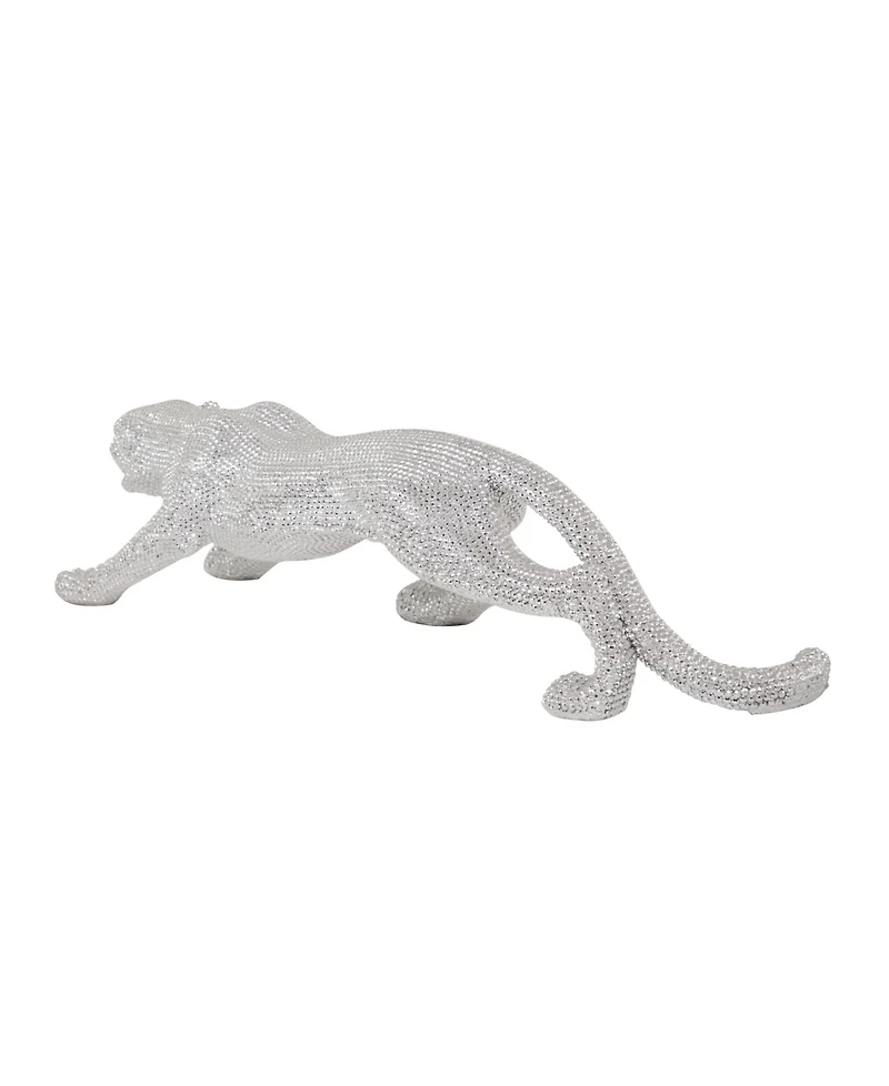 Glam Leopard Sculpture, 11" x 42"