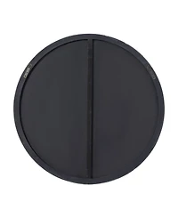 Oversized Contemporary Wood Wall Mirror, 36" x 36"