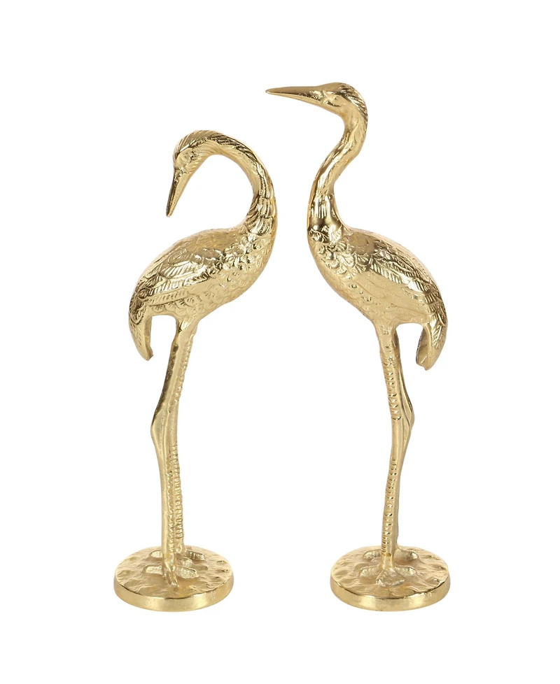 Coastal Flamingo Sculpture, Set of 2
