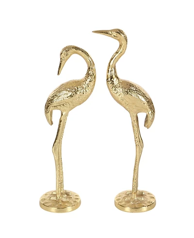 Coastal Flamingo Sculpture, Set of 2