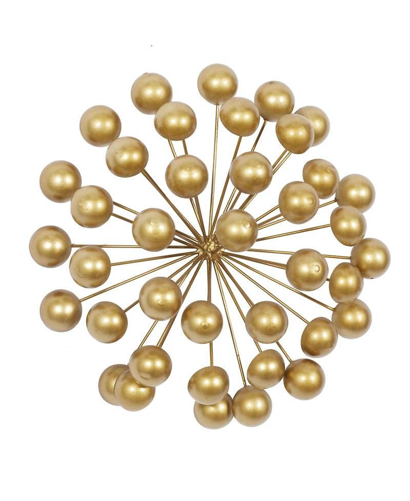 CosmoLiving by Cosmopolitan Metal Modern Abstract Sculpture, 12" x 12"