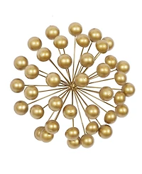 CosmoLiving by Cosmopolitan Metal Modern Abstract Sculpture, 12" x 12"
