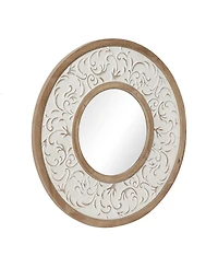 Farmhouse Wood Wall Mirror, 32" x 32"