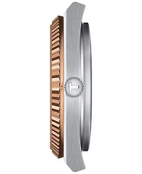 Tissot Men's Prx Powermatic 80 Automatic 18K Gold Stainless Steel Bracelet Watch 40mm