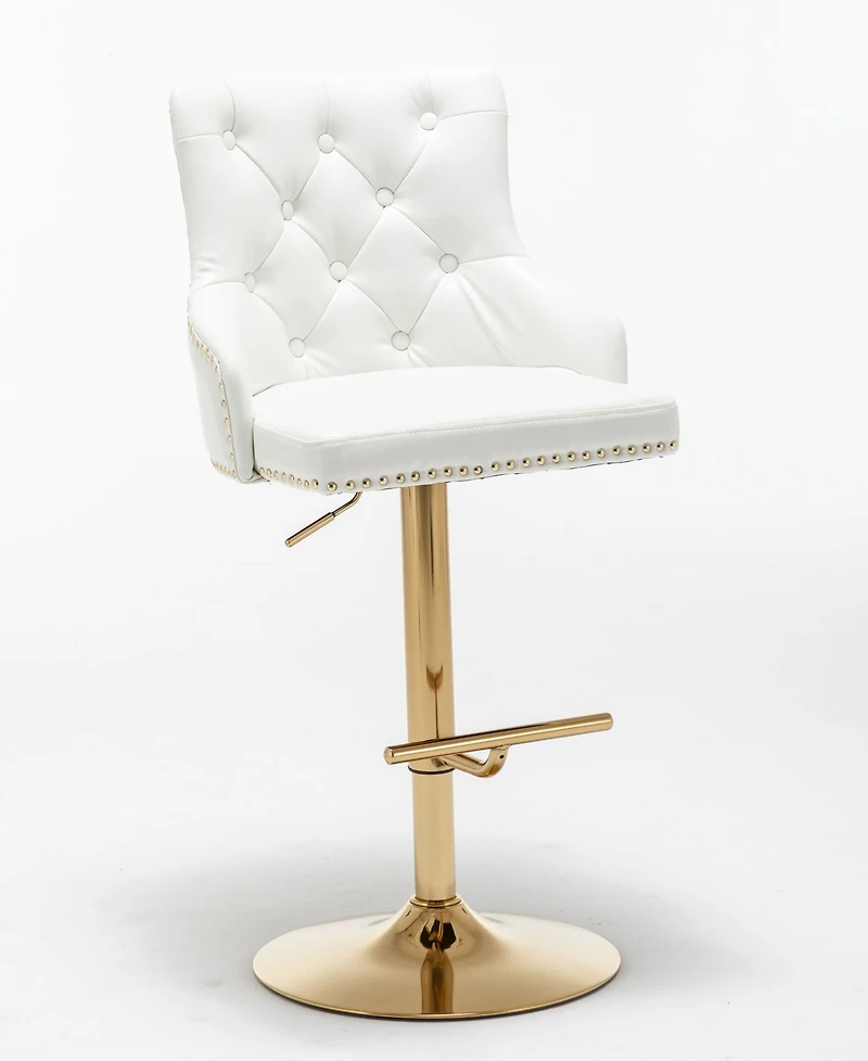 Brightcast Tufted Bar Stools