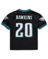 Toddler Girls and Boys Brian Dawkins Black Philadelphia Eagles 2004 Retired Legacy Jersey