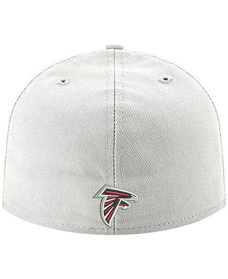 Men's White Atlanta Falcons Omaha Atl 59FIFTY Fitted Hat