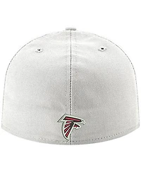Men's White Atlanta Falcons Omaha Atl 59FIFTY Fitted Hat