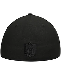 Men's Black Atlanta Falcons Alternate Logo Black on Black Low Profile 59FIFTY Ii Fitted Hat