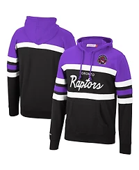Men's Purple, Black Toronto Raptors Head Coach Pullover Hoodie