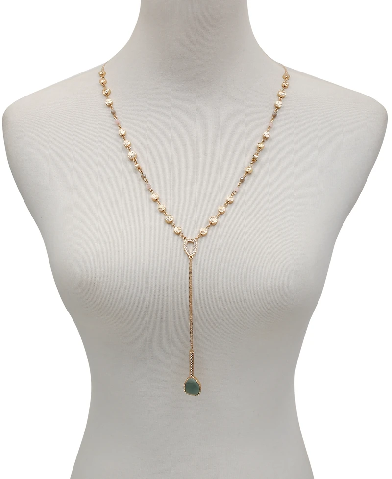 T Tahari Women's Delicate Y Necklace