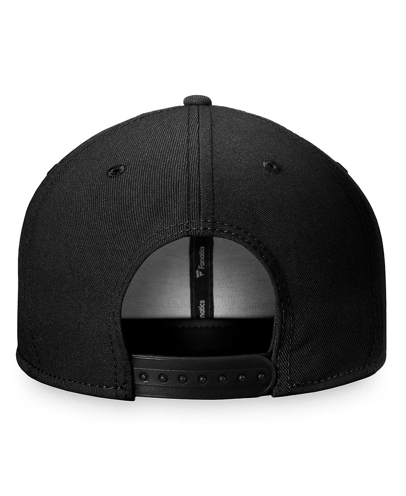 Men's Black Vegas Golden Knights Core Primary Logo Snapback Adjustable Hat
