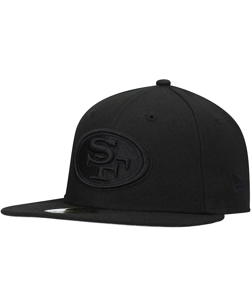 Men's Black San Francisco 49ers on Low Profile 59FIFTY Ii Fitted Hat