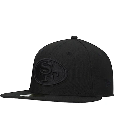 Men's Black San Francisco 49ers on Low Profile 59FIFTY Ii Fitted Hat