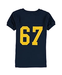 Big Boys Navy West Virginia Mountaineers Football Pajama Set