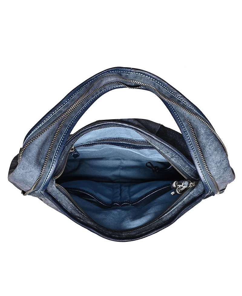 Old Trend Women's Genuine Leather Dorado Expandable Hobo Bag