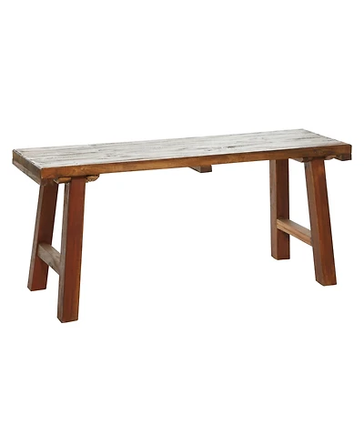 Mahogany Industrial Bench