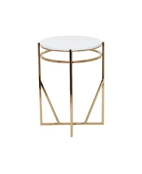 Iron Contemporary Accent Table