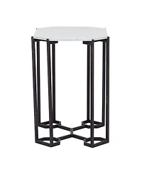 Iron Contemporary Accent Table