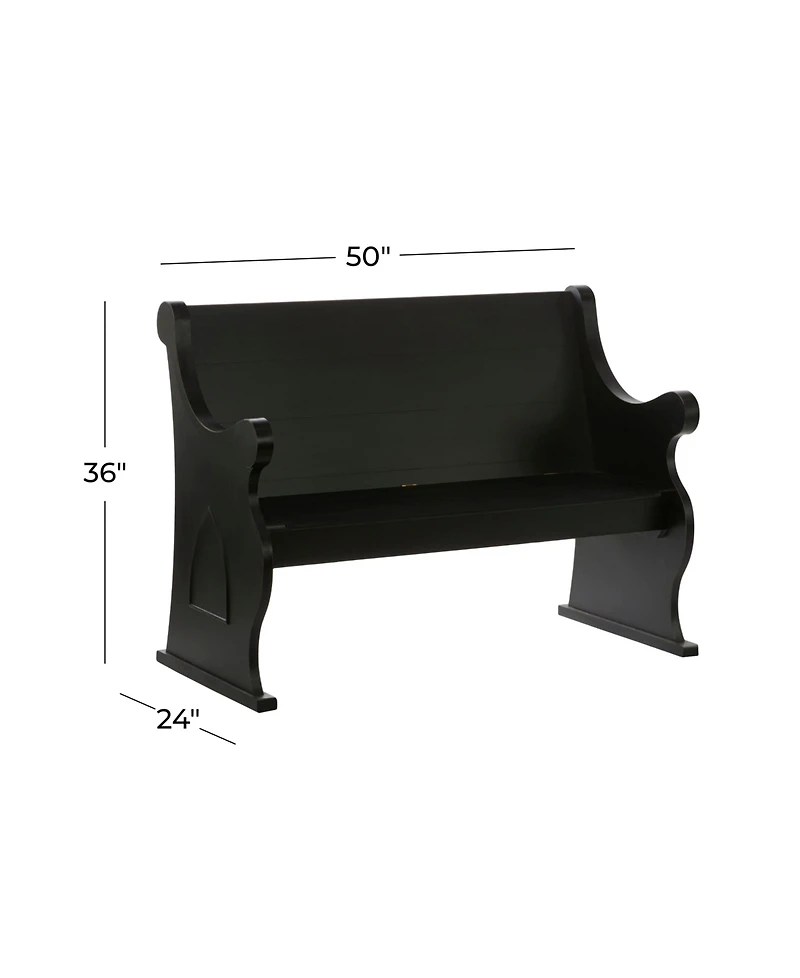 Wood Farmhouse Bench