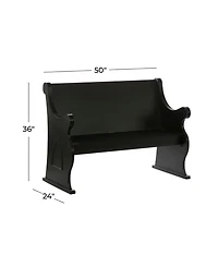 Wood Farmhouse Bench