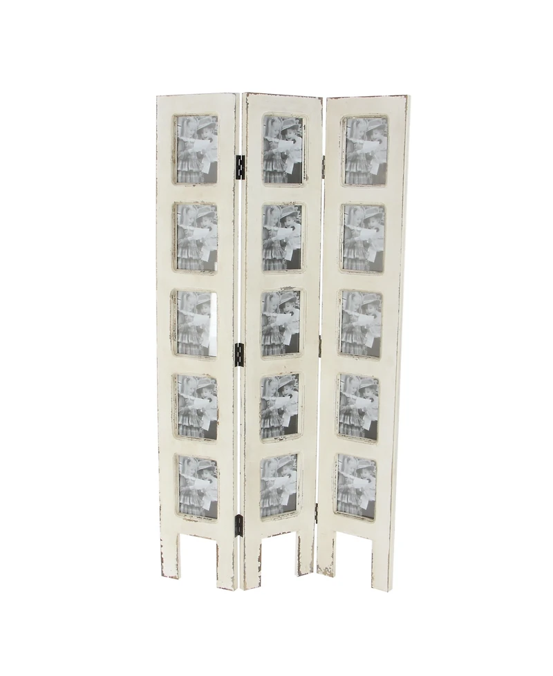 Wood Farmhouse Room Divider Screen