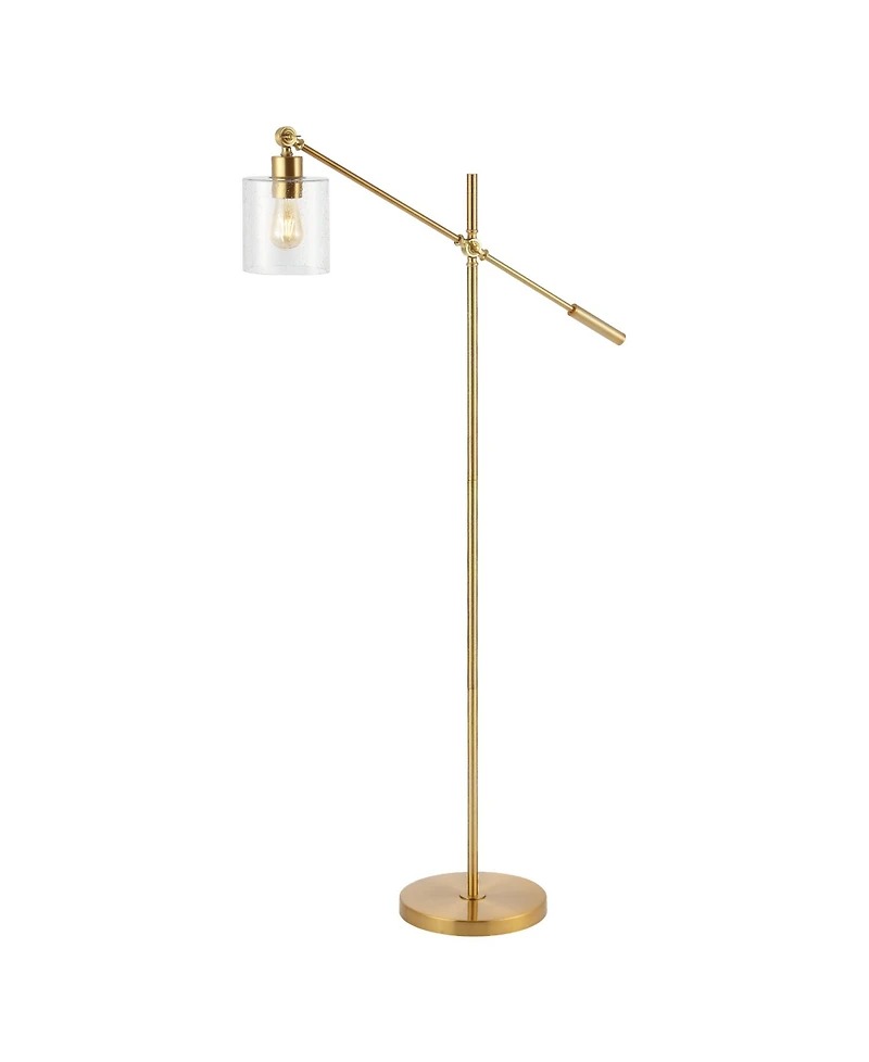 Kathryn Classic Glass Adjustable Head Modern Led Floor Lamp