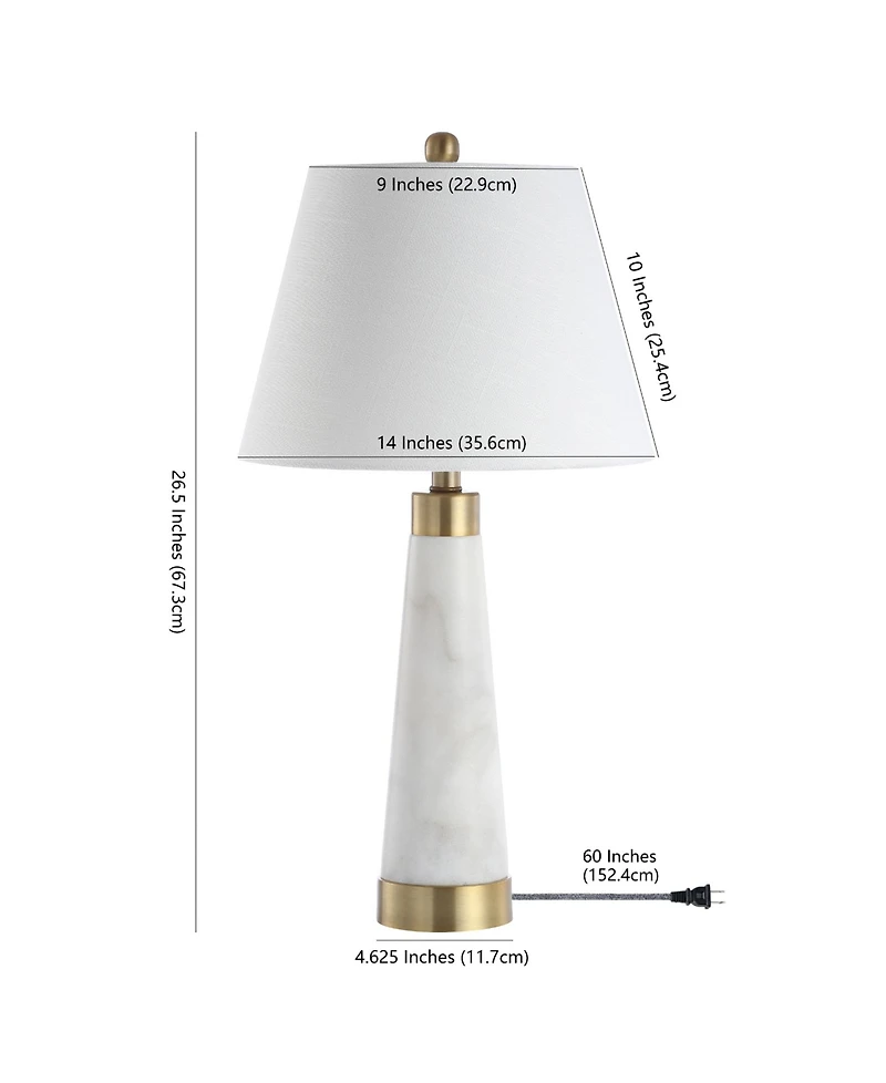 Travis Modern Column Led Table Lamp, Set of 2