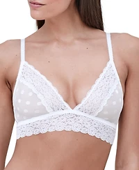 Skarlett Blue Women's Dare Dot Pattern Plunge Bralette