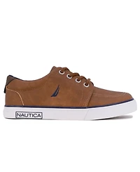 Nautica Little and Big Boys Lace Up Vulcanized Sneaker