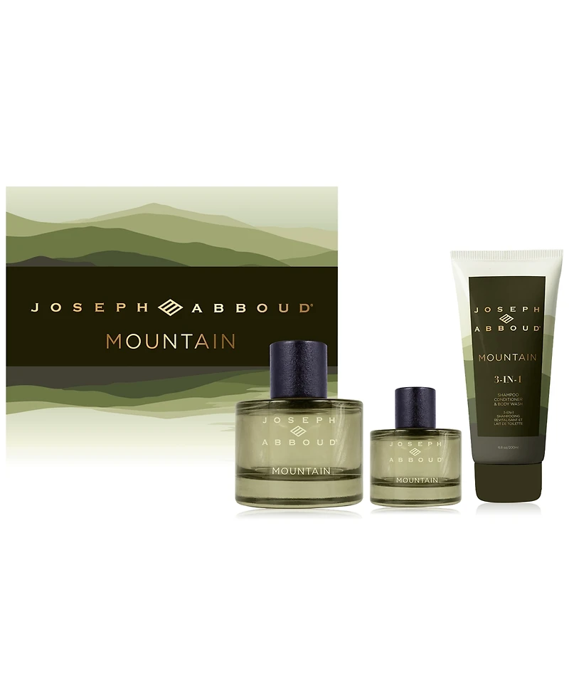 Men's 3-Pc. Mountain Gift Set