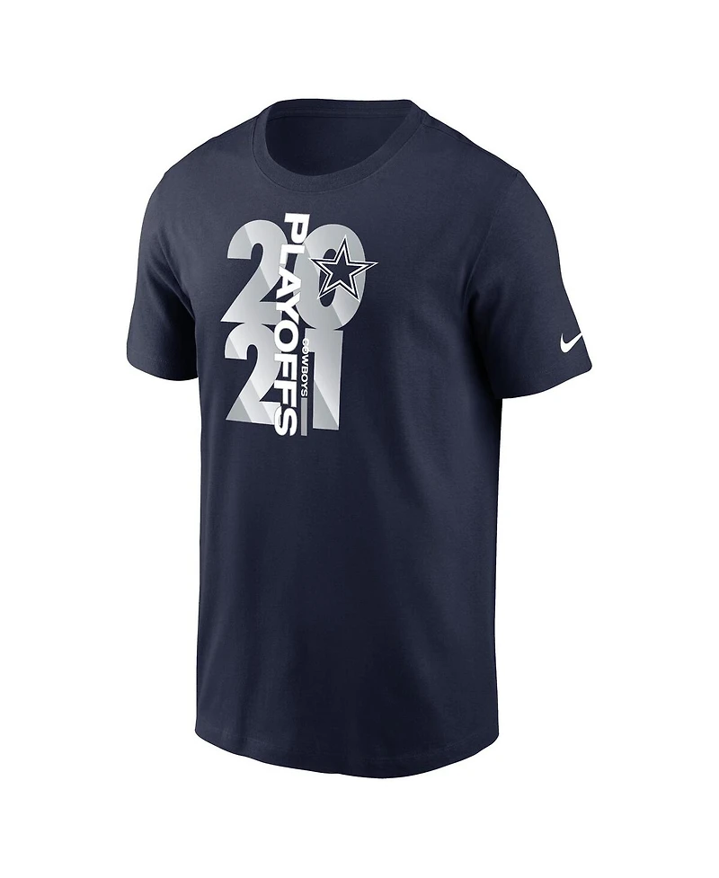 Men's Nike Navy Dallas Cowboys 2021 Nfl Playoffs Bound T-shirt