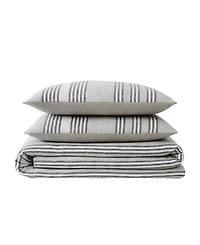 Truly Soft Kiel Stripe 3 Piece Flannel Comforter Set