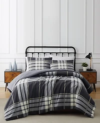 Truly Soft Milo Plaid 3 Piece Flannel Comforter Set, King