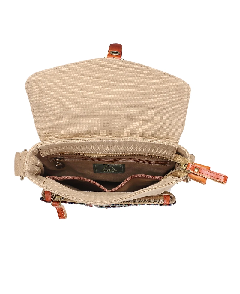 Tsd Brand Four Season Canvas Crossbody Bag