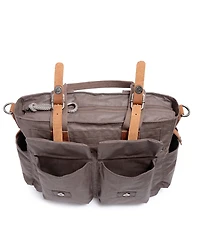 Tsd Brand Urban Light Coated Canvas Tote Bag